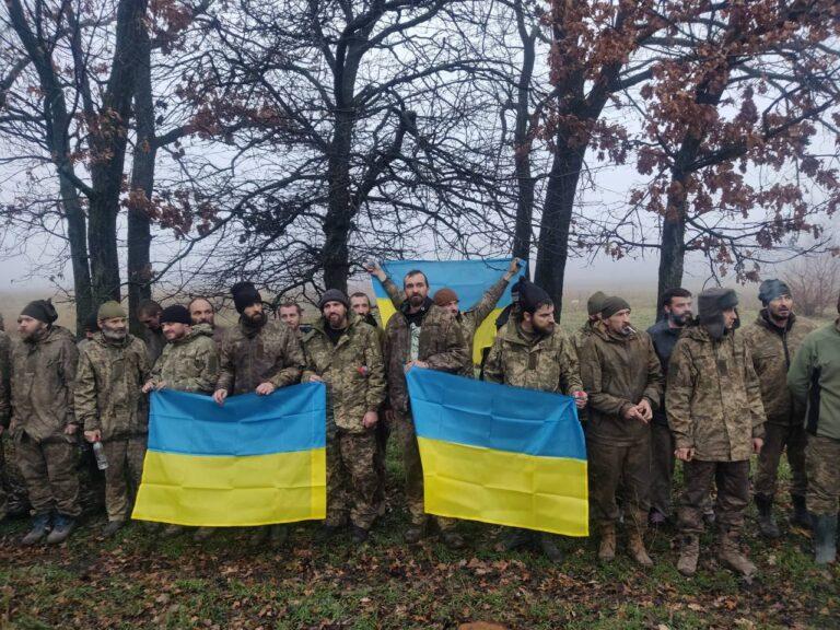 Украина вернула 64 воина из российского плена