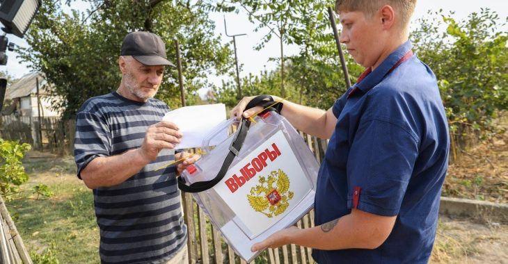 На псевдовыборах в Запорожской области оккупанты предлагают голосовать за россиян