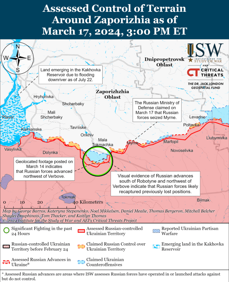 Росіяни захопили ще одне село в Запорізькій області, – ISW