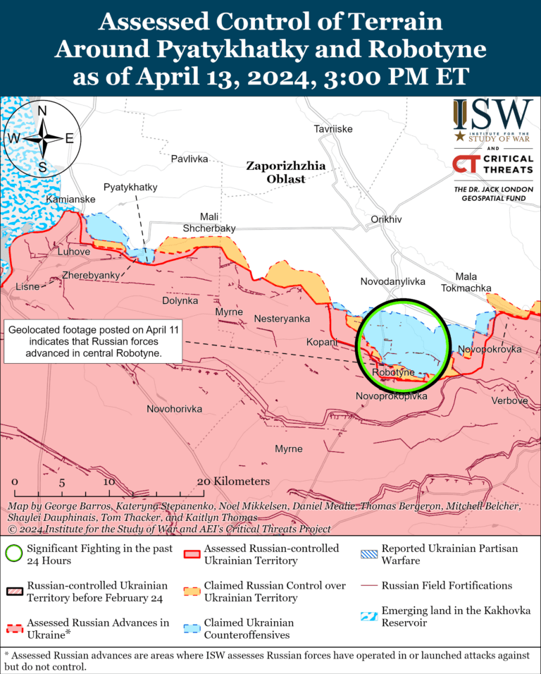 Російські війська не закріпили стійких позицій у Запорізькій області: ISW