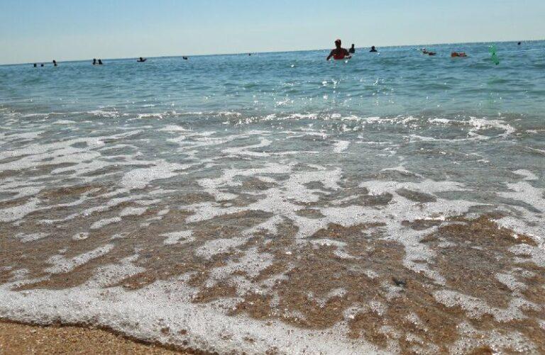 Температура воды в Азовском море достигла 22-х градусов тепла