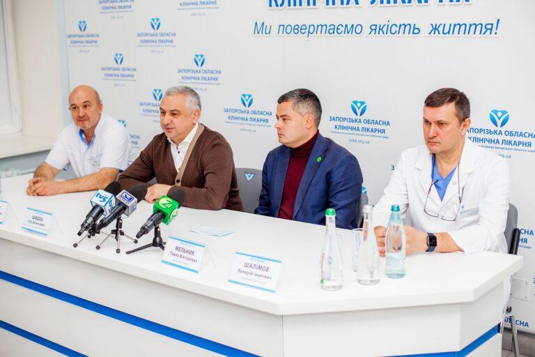 Народний депутат Павло Мельник передав Запорізькій обласній лікарні унікальне обладнання для проведення малотравматичних операцій