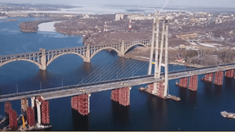 Вантовый мост в Запорожье официально открыли сегодня (ФОТО, ВИДЕО)