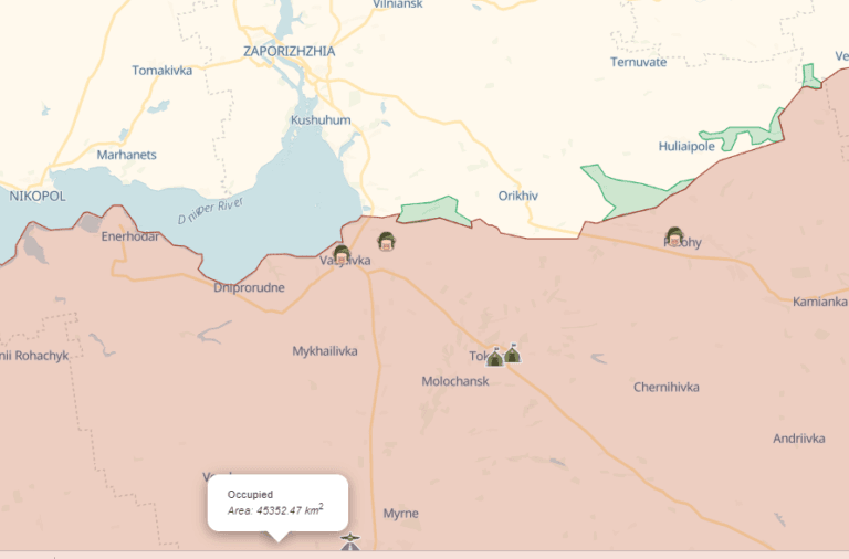 Российские войска прощупывают слабые места в обороне Запорожской области, – военкор
