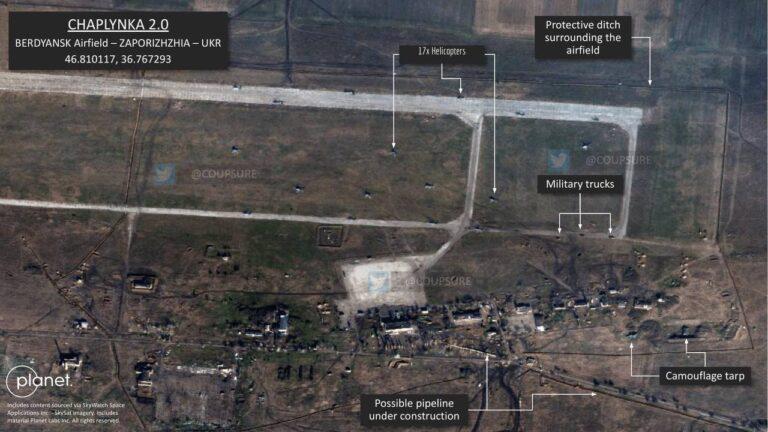 На заброшенном аэродроме в Бердянске оккупанты строят авиабазу
