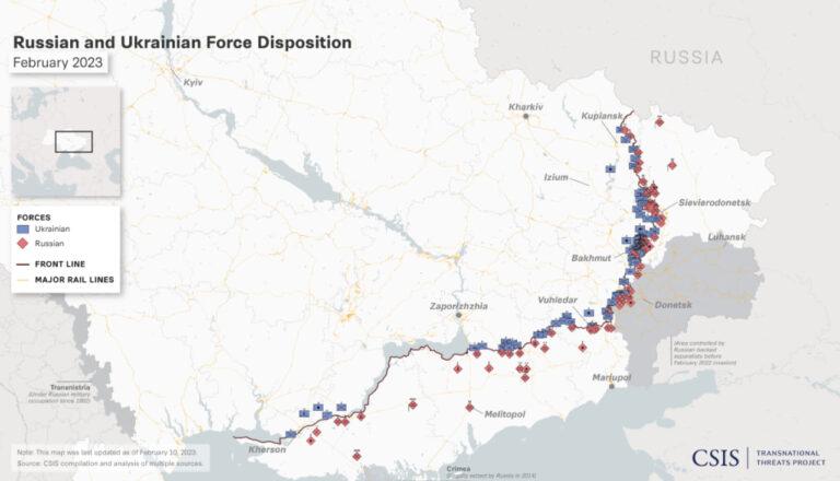 Аналитики показали линию столкновения Сил обороны Украины и войск рф в Запорожской области. ФОТО