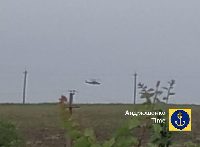 Гелікоптери окупантів вирушили з Бердянська до Маріуполя. ФОТО