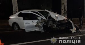 В Энергодаре пьяный водитель врезался в дерево