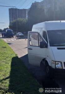 В Запорожье в ходе ДТП травмировались три человека