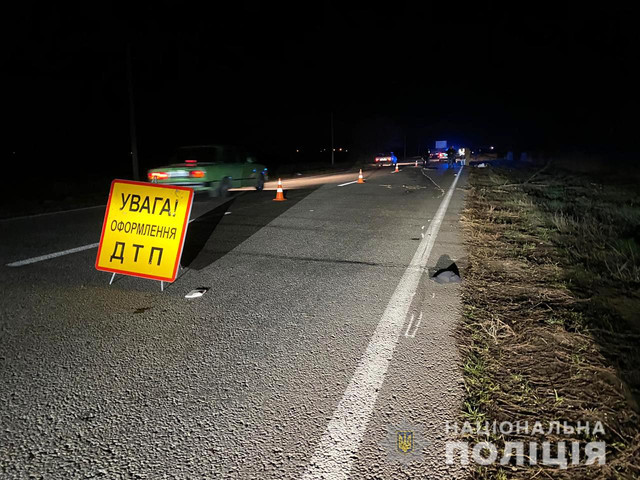 В Запорожской области автомобиль сбил насмерть велосипедиста