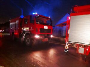 В Запорожской области ночью сгорел магазин