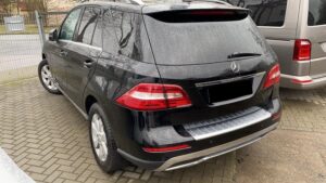 В Запорожском районе сгорел Mercedes ML 350