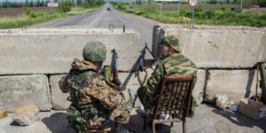 На российском блокпосту в Васильевке подорвался автомобиль (ВИДЕО)