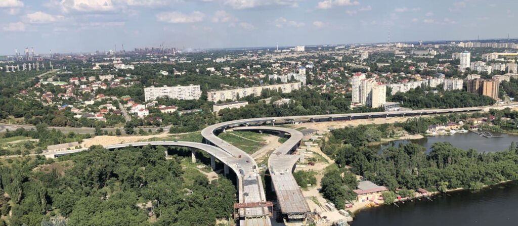 Строительство мостов Запорожье вантовый мост балочный мост