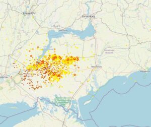 Запорожская область гроза