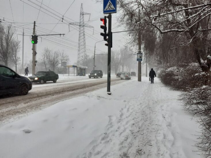 Снегопад в Запорожье может закончиться в обед: прогноз