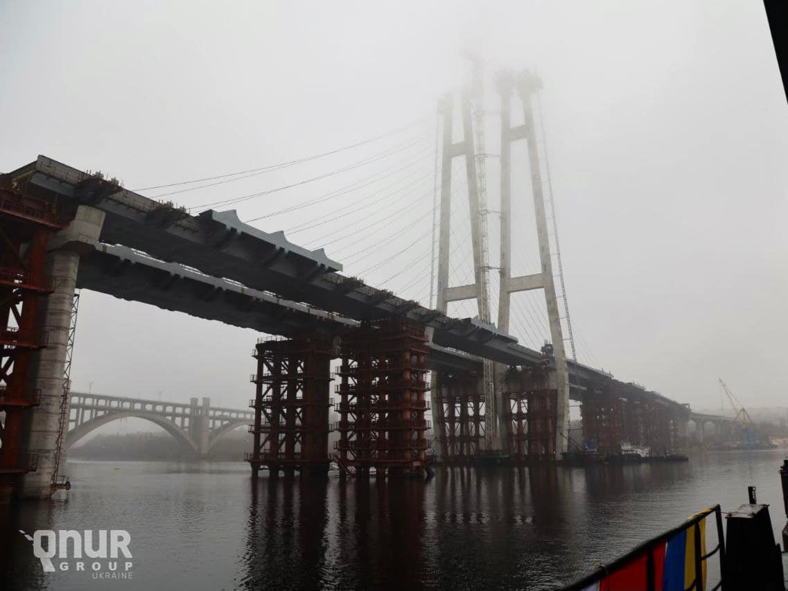 Вантовый мост в Запорожье