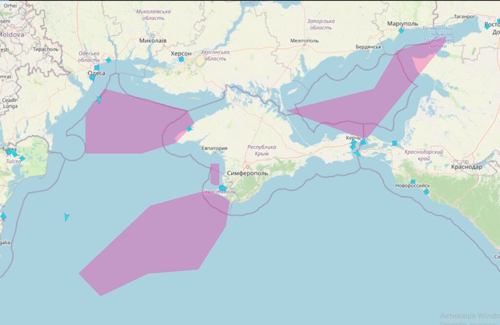 Районы учений военно-морского флота России