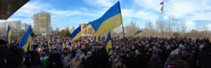 Мирный митинг в Энергодаре сорвали оккупанты: стреляли и пытались похитить людей (ФОТО, ВИДЕО)