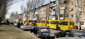 В Мелитополе готовят людей к эвакуации в Крым