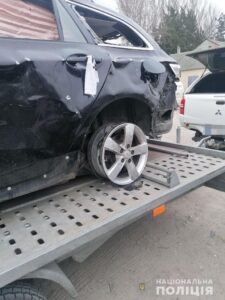 Оккупанты обстреляли авто из эвакуационной колонны по пути в Запорожье
