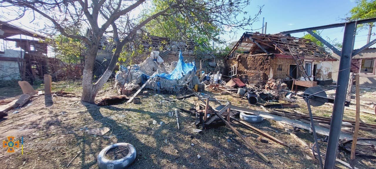 обстрелы в Запорожской области