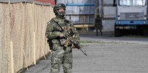 Рашисты замаскировали следы обстрела Запорожской АЭС в Энергодаре
