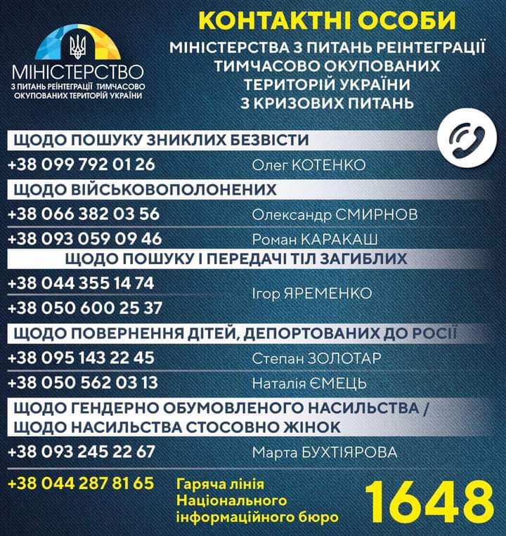 Пропавших людей во время войны в Запорожской области стало намного больше