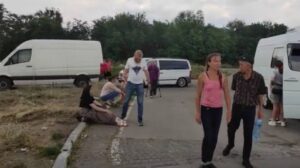 На блокпосту в Васильевке младенец получил тепловой удар