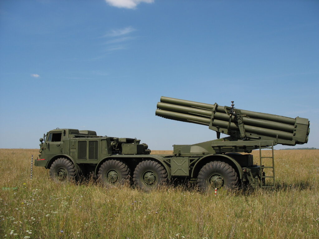 Войска рф обстреляли Запорожскую область из РСЗО “Ураган”