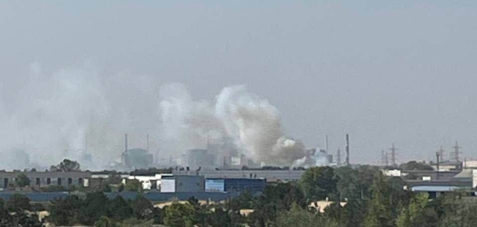 Энергодар пожар