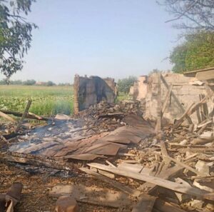 Российские войска бомбили два села в Запорожской области