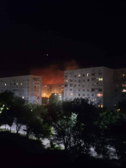 энергодар обстрел
