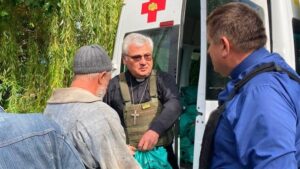 Посланец Папы Римского попал в Запорожской области под обстрел оккупантов