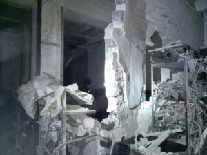 Війська росії вночі завдали ракетного удару по Запоріжжю (ФОТО)