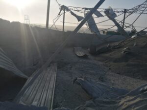 Российские войска нанесли удар по агропредприятию в Запорожской области: ФОТО