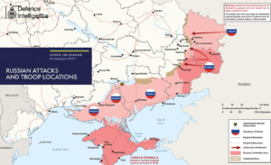 Британская разведка показала, как выглядит линия фронта в Запорожской области