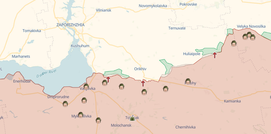 Оккупанты пытаются штурмовать населённый пункт в Запорожской области, - военкор