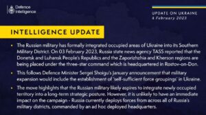 Спроба «інтеграції» росії окупованих територій не має сенсу, — британська розвідка