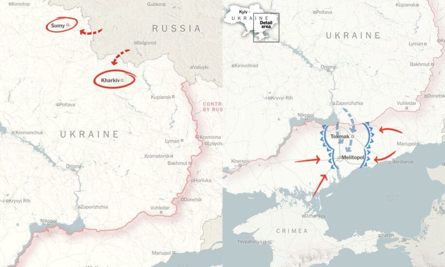 Контрнаступление ВСУ ожидается на Мелитополь, - New York Times