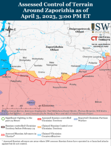 Где проходит линия разграничения в Запорожской области