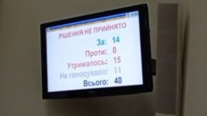 Депутаты Запорожского горсовета не поддержали петицию об увольнении Симоновой