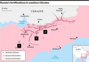 Стало известно, как россияне выстроили линию обороны в Запорожской области
