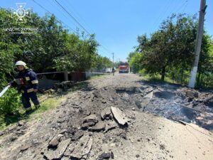 Армия оккупантов ударила по Камышевахе Запорожской области. ФОТО