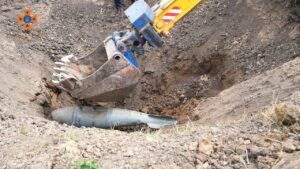 Саперы изъявили авиабомбу ФАБ-500 в Пологовском районе