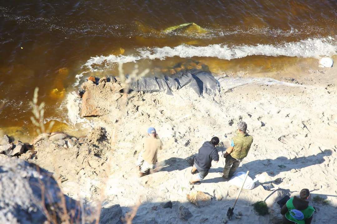 Остатки старинных лодок нашли в Запорожье