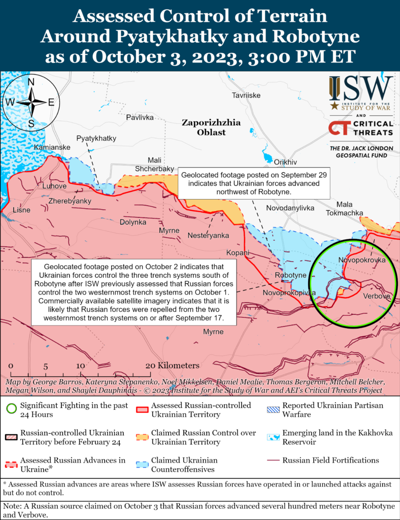 Силы российский военных на Ореховском направлении истощились - ISW