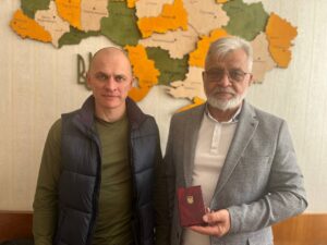 Заместителя главы Энергодара наградили орденом “За мужество” III степени