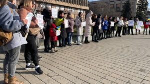 У Запоріжжі відбувся мітинг за демобілізацію військових (ФОТО)