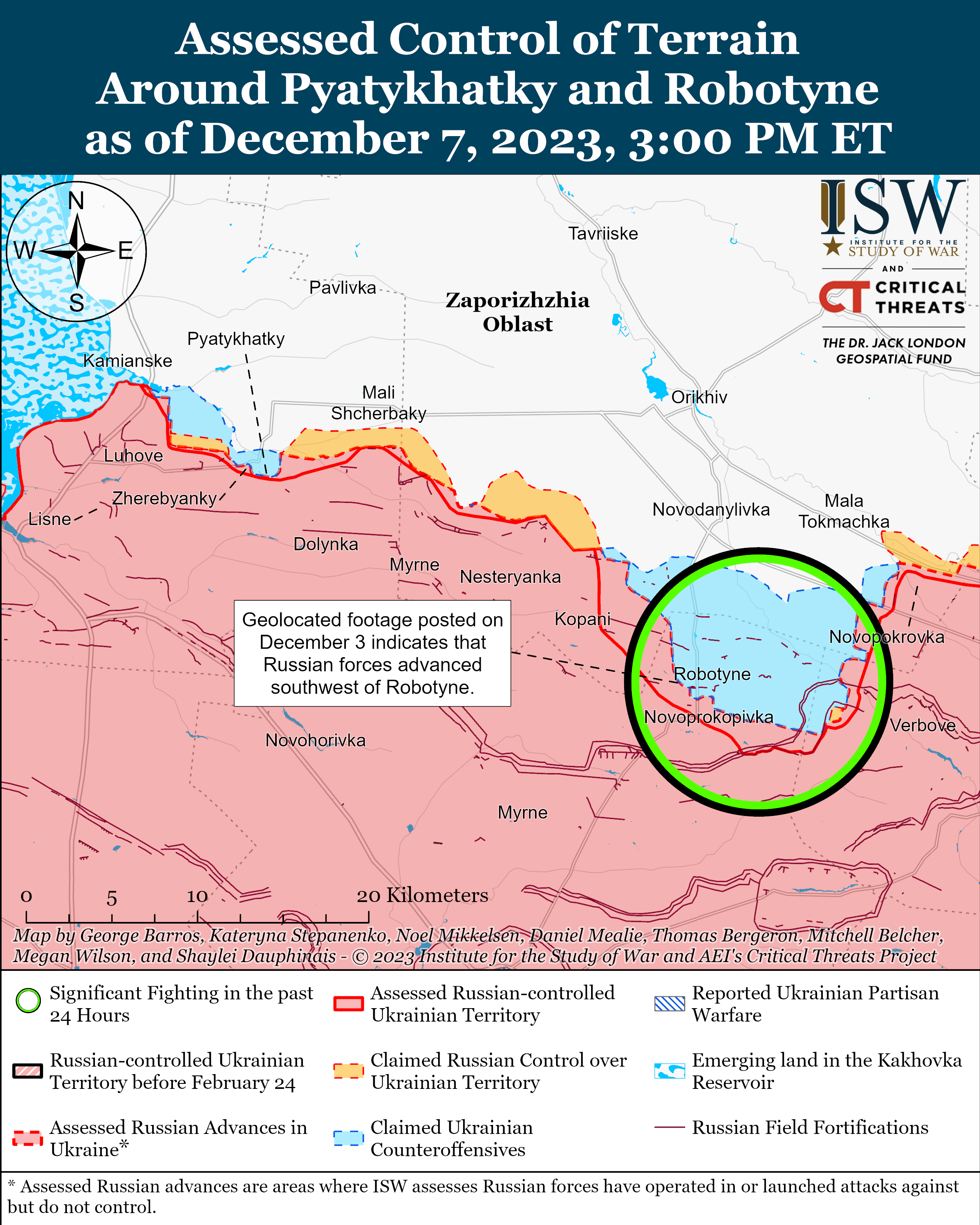 ЗСУ наносять втрати російським військам в Запорізькій області, - ISW